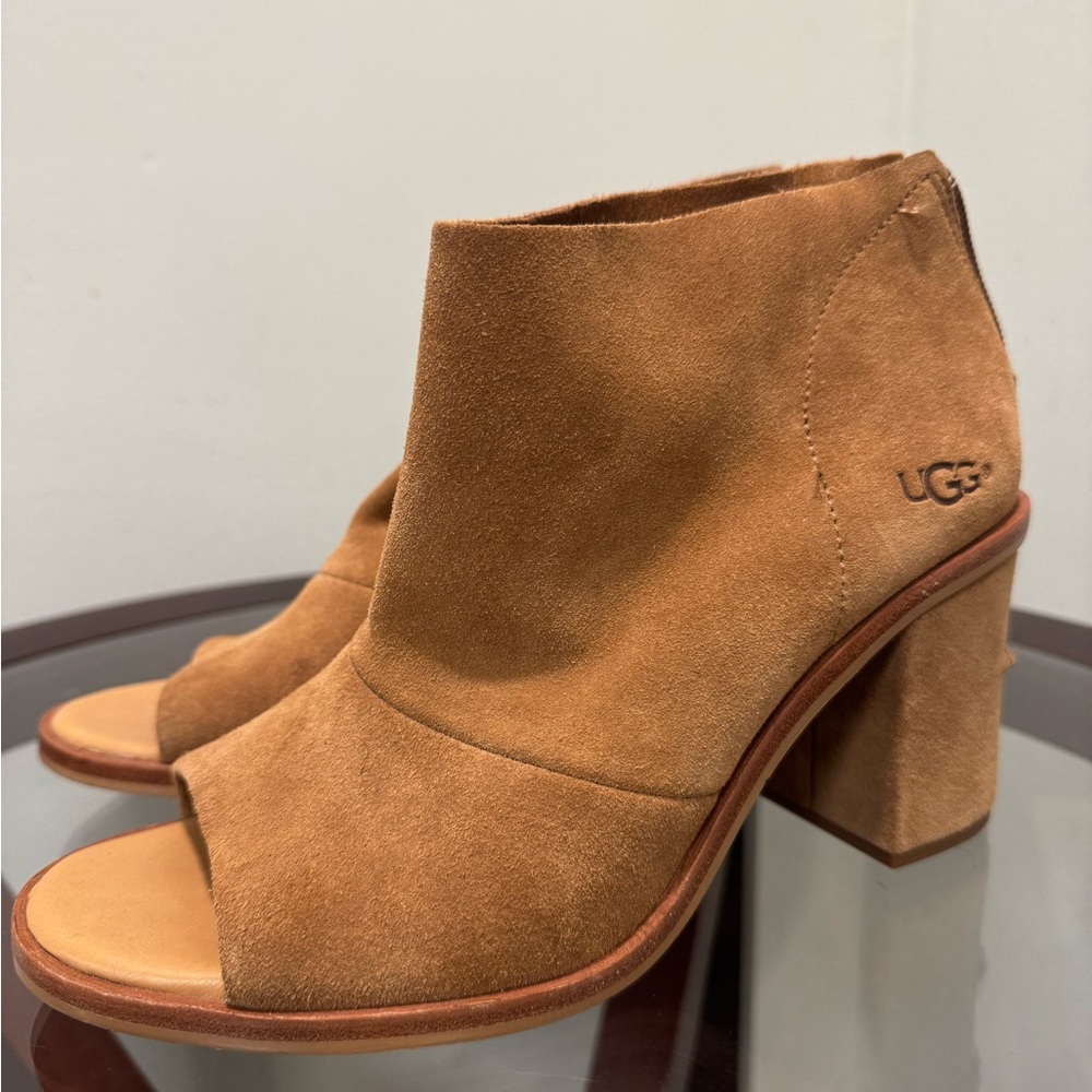UGG Tan Heeled Boots